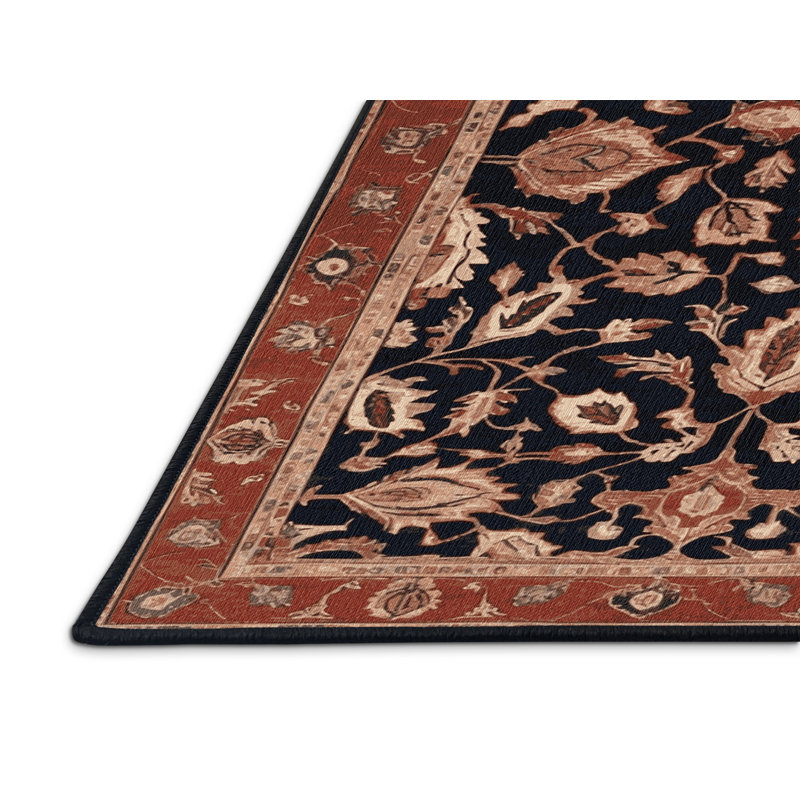 Tapis brun lavable à la machine, Rectangle 2 pi x 3 pi