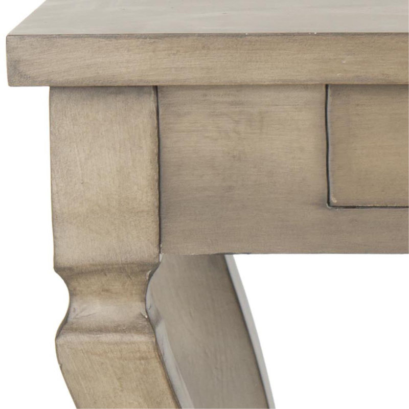 End Table with Storage, Saddle Brown