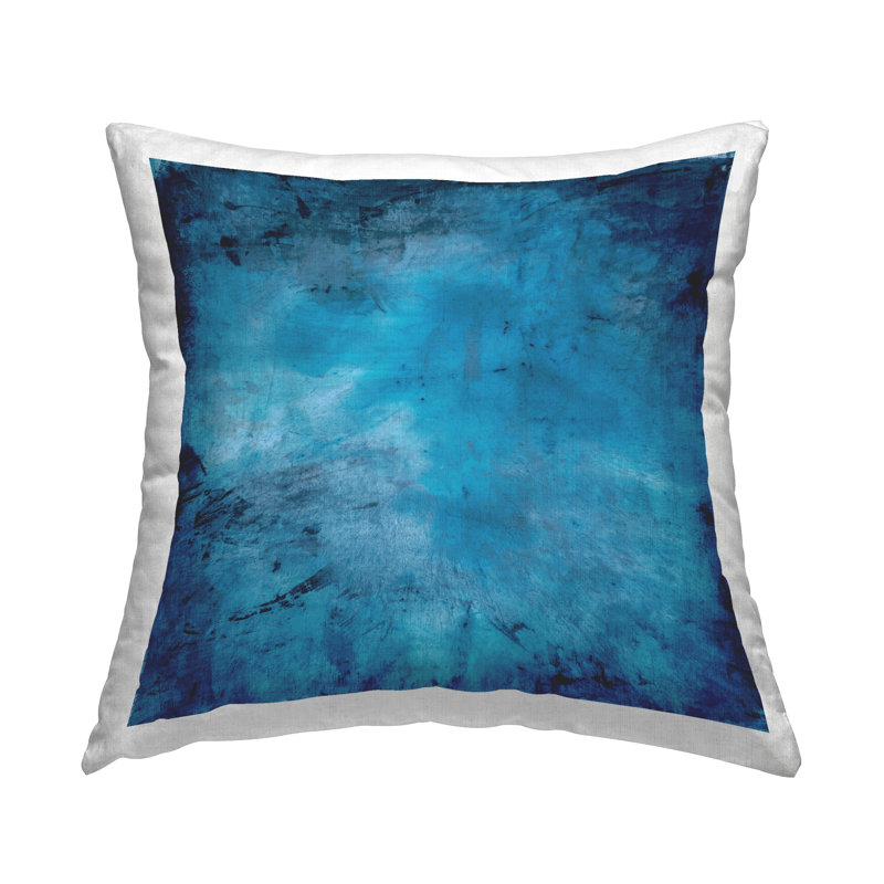 Coussin bleu Chaotic Moody