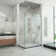 Enigma-XO 48.38" W x 34.5" D x 76" H Rectangle Shower Enclosure with Fixed Panel