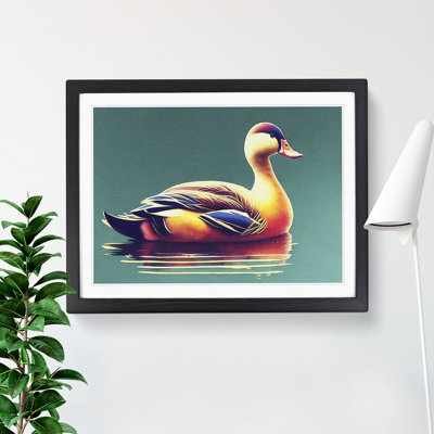 Duck In Watercolour Vol.2 - Single Picture Frame Painting