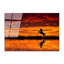 Superbe peinture murale en verre trempé 27,6 po x 39,4 po | 100% verre trempé, épaisseur: 0,16 pouce | Décoration élégante pour le salon ou le bureau, durable et facile à nettoyer, idée de cadeau parfaite