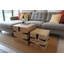 Templeton Solid Wood Block Side Table Set