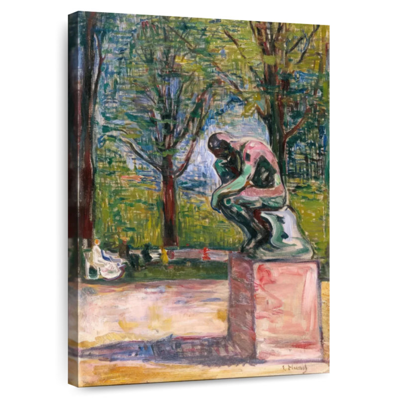 Avery Rodin's The Thinker-Dr. Linde's Park, 30" H x 20" W