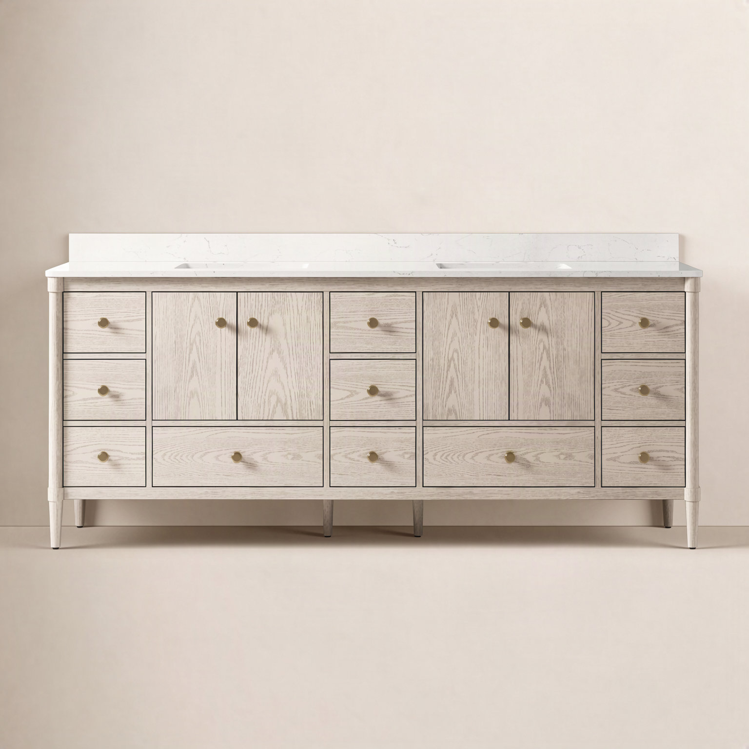 Gabby Double Bathroom Vanity, 84"