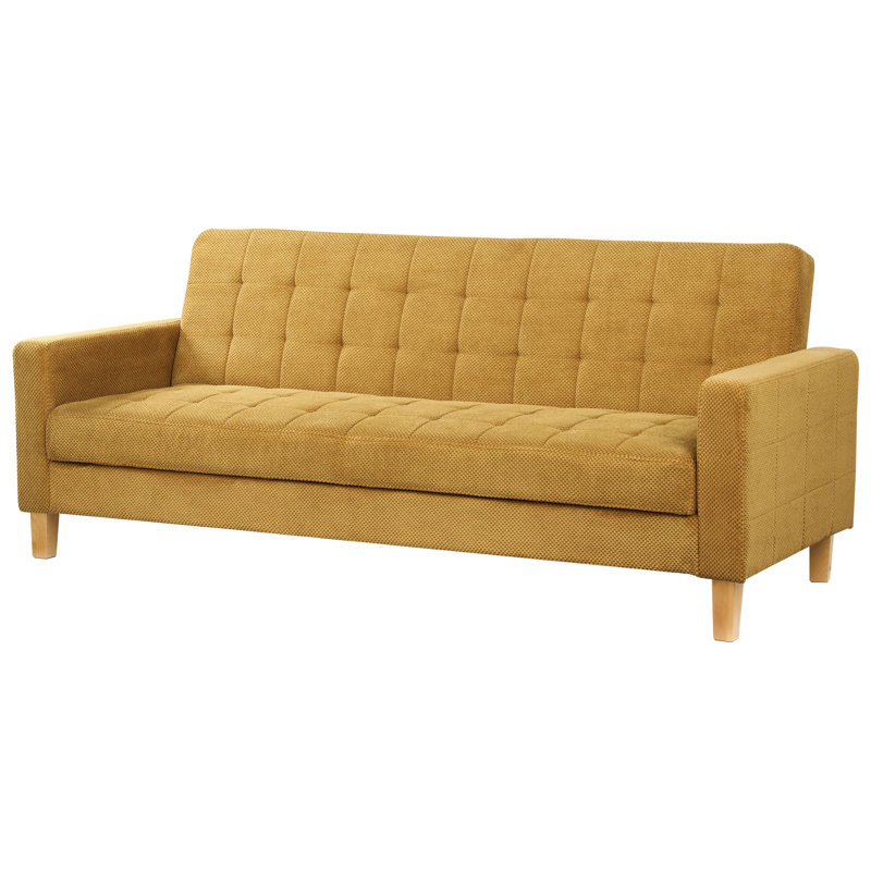 Savante 3 Seater Sofa Bed, Mustard