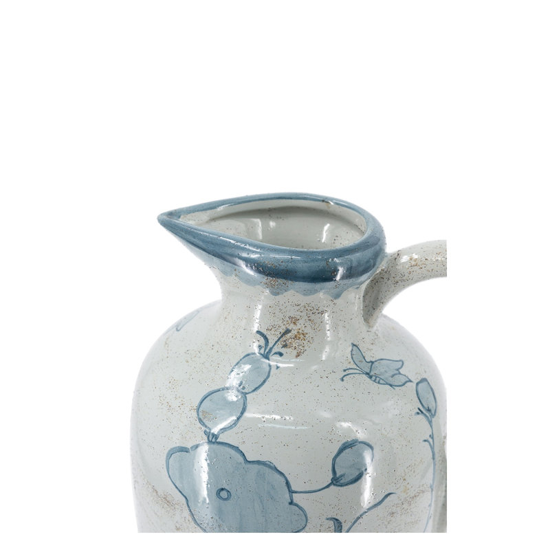 Vase en céramique bleu et blanc Classic
