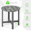 Lamija Round Outdoor Side Table - 46 cm W 46 cm D-1970824488