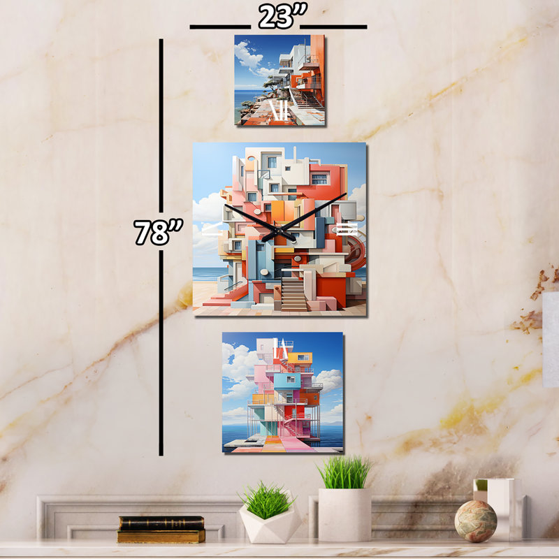 Waltraud Metal Wall Clock