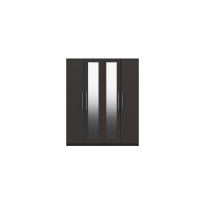 Allenna 4 Door Manufactured Wood Wardrobe