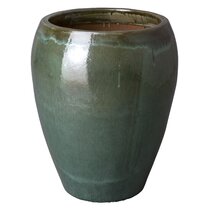 Hunziker Ceramic Pot Planter Rosecliff Heights Size: 24 H x 28 W x 28 D