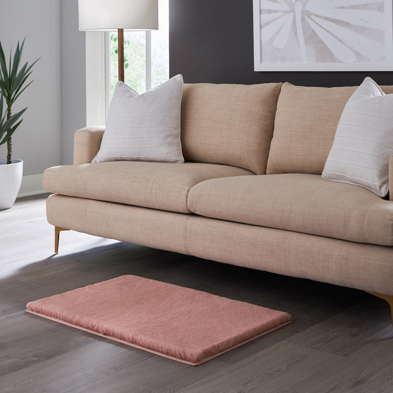 Tapis pour salle de bain antidérapant, Mauve