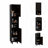 2-Shelf Rectangle Pantry Cabinet Wengue-1154603148