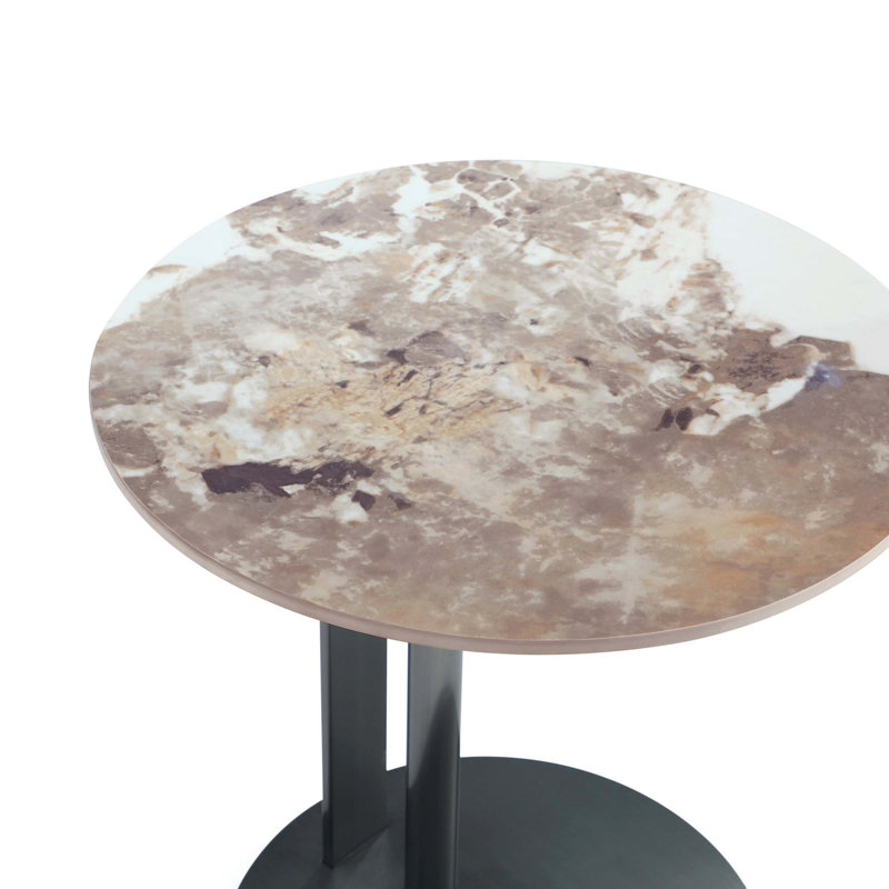 Table de bout en noir