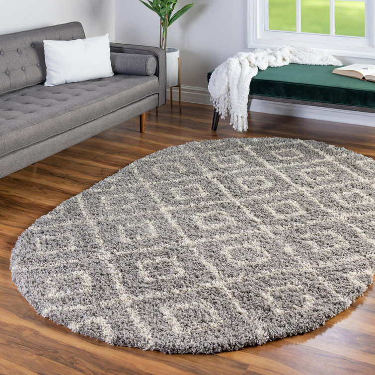 Tapis à poils longs gris Foundry Select