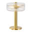 Lampe de table en verre / métal 17 pouces Richmon