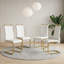 Chaises de salle à manger Modern Glam-129528098