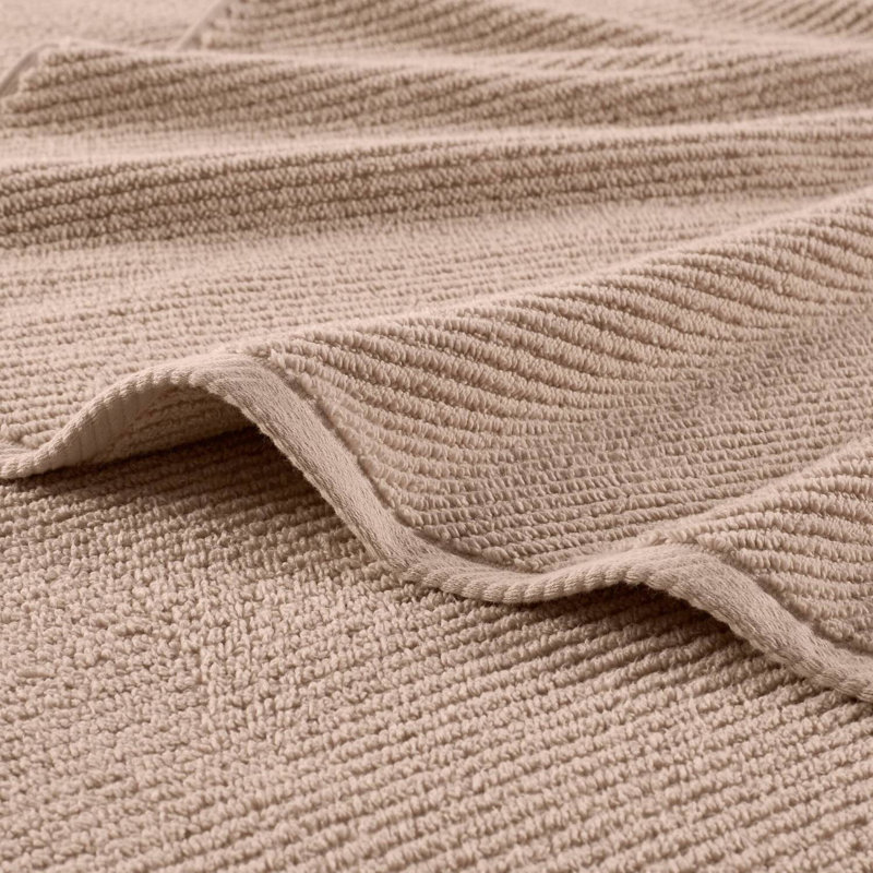 Ensemble de débarbouillettes en coton 6 pièces, Beige