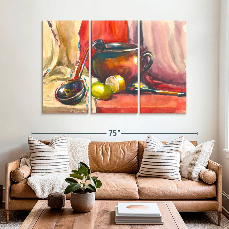 Senne Abstract Kitchen, 42" H x 65" W