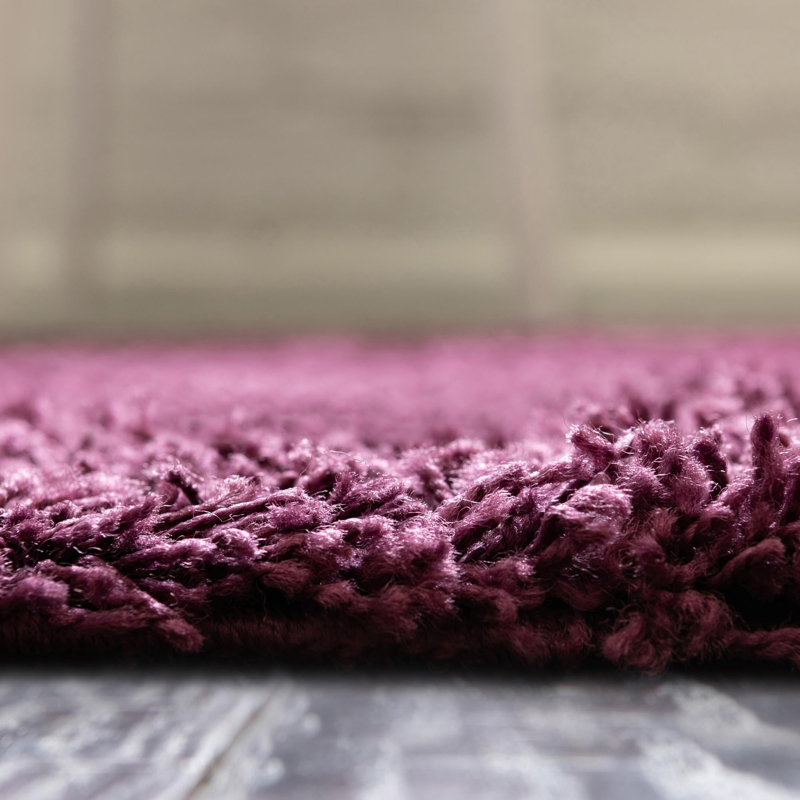 Tapis mauve aubergine Capwell, Rectangle 2 pi x 3 pi 1 po