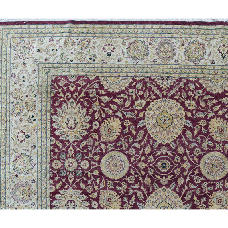 Wool Oriental Area Rug, Rectangle 9'2" x 12'1"