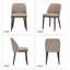 Upholstered Solid Wood Fabric Dining Chair-659160586