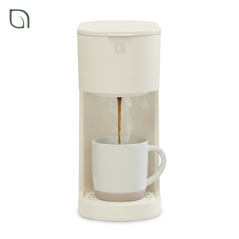 Cafetière à portion unique Willow - compatible avec les dosettes K-Cup - blanc, Blanc