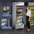 Coolake 23 Cu.ft Double Glass Doors Commercial Beverage Fridge, 27” W Stainless Steel Led Lighting Merchandiser Refrigerator, Fan Cooling Display Fridge With 4 Shelves For Cafe, Grocery, Office