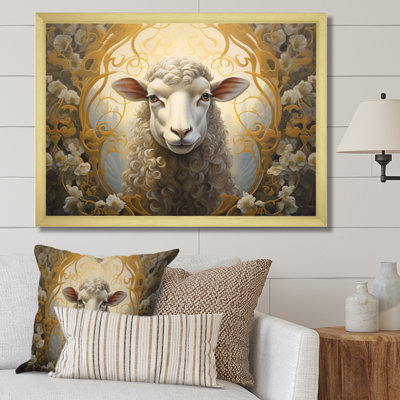 " Beige Sheep Symbolist "