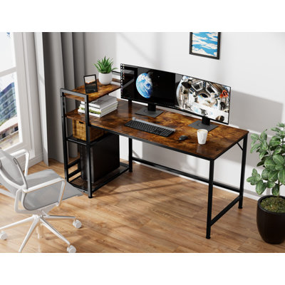 Glenam Metal Base Writing Desk
