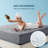 Cooling Foam Mattress Topper Set, Gel-Infused for Cooling Comfort & Pressure Relief-493545669