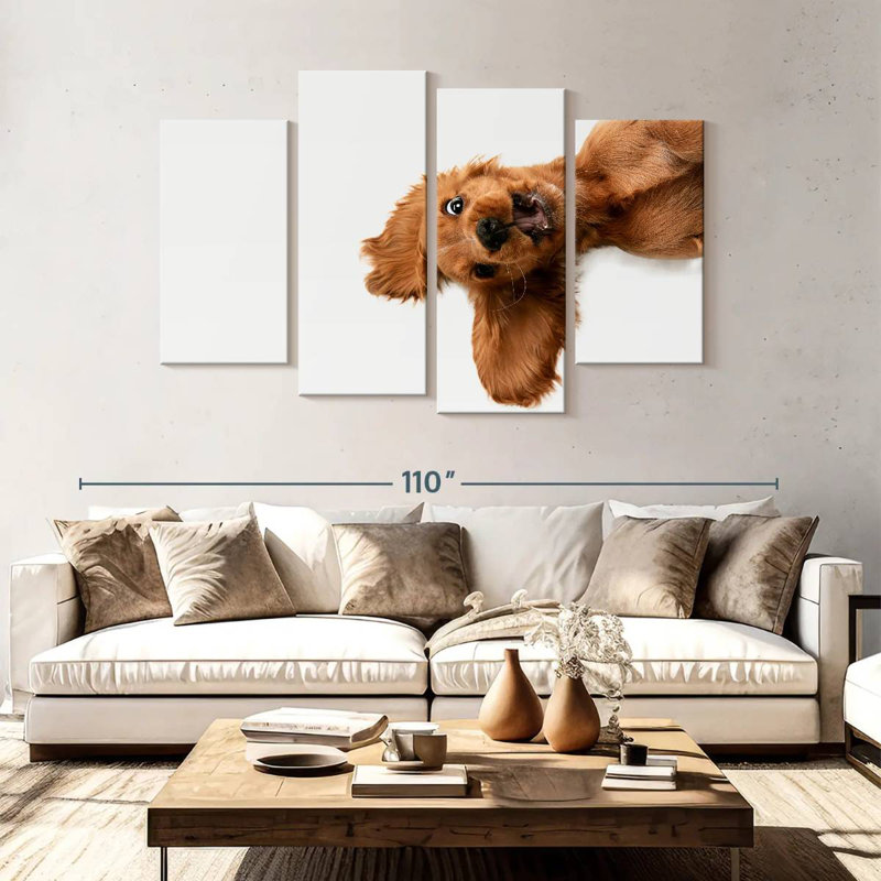 Chiot épagneul Bramer «Happy Cocker», H 54 po x l 84 po