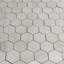 11 in. x 12 in. Honeycomb Marble Tile