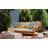 71.7 " W Straight Acacia Solid Wood Patio Daybed with Cushions-291028165-401830423
