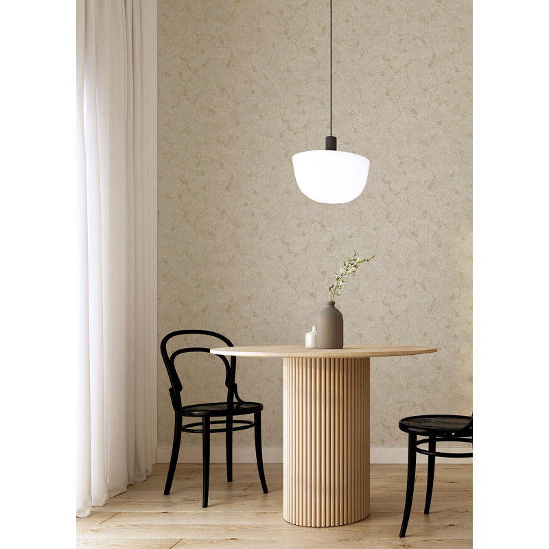 Metallic Wallpaper Roll, Pearl