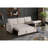 Convertible Upholstered Sectional Sofa With Pull-Out Chaise-1931477452