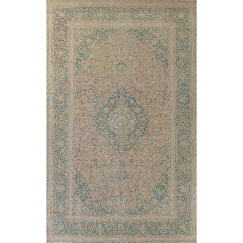 Tapis en laine fait à la main 9 x 14