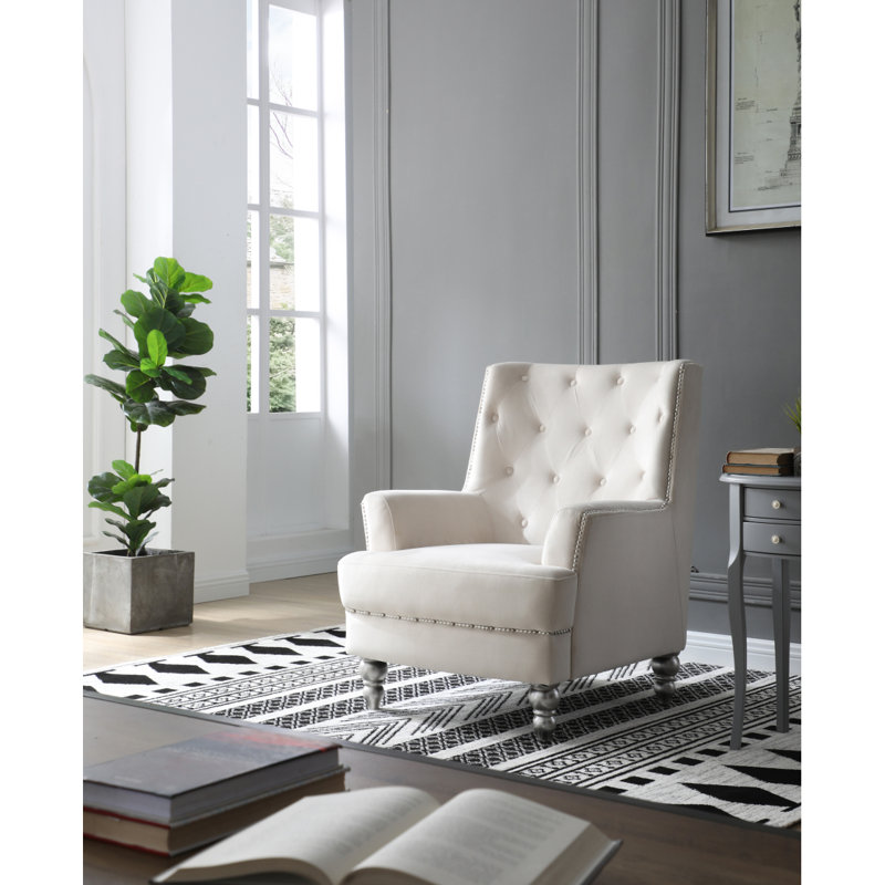 Élégant fauteuil ivoire pour espaces confortables, Ivoire ivoire