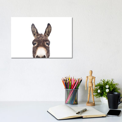 «Peeking Donkey» par Sissi & Seb - reproduction de photo