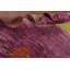 Tapis marocain moderne mauve à rayures 9 x 13