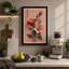 Three Flowering Stems Japandi - Wrapped Canvas-871801574-871801572