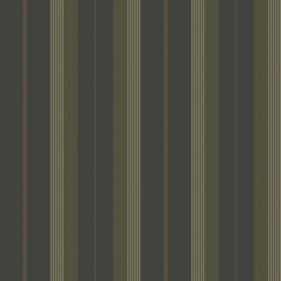 Herrgård Black Stripe Wallpaper