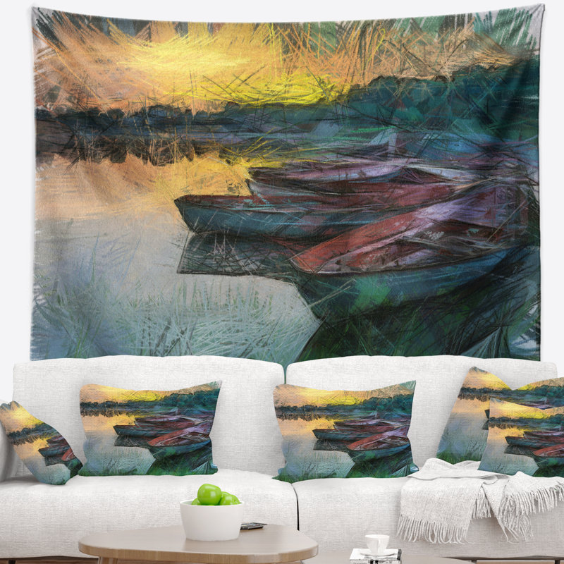 Polyester Tapestry, 32" H x 39" W