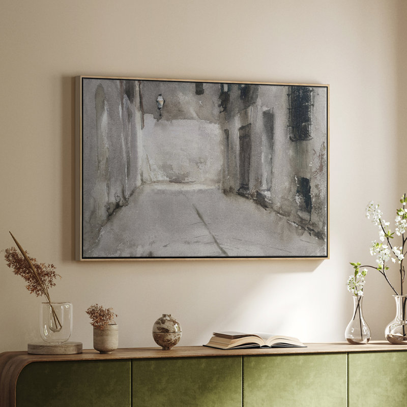 "Vintage Landscape -DCCXCI" sur toile, H 17 po x l 25 po