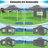 15 Ft. W x 10 Ft. D Pop up Canopy Tent for Parties-101079478