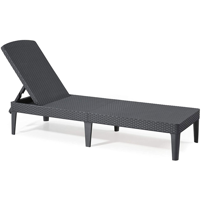 Keter Jaipur Reclining Sun Lounger, Graphite