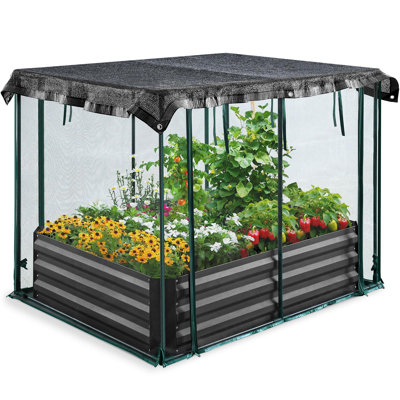 Quictent Galvanized Raised Garden Bed