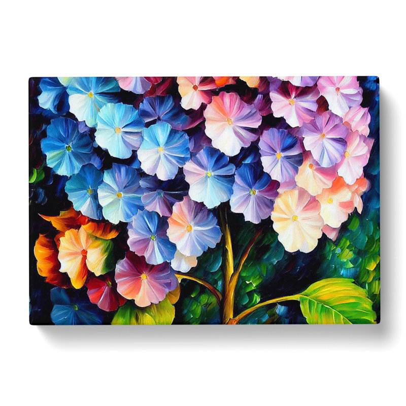 Hydrangea Flowers Vol.5 - Wrapped Canvas, 35cm H x 50cm W x 3cm D