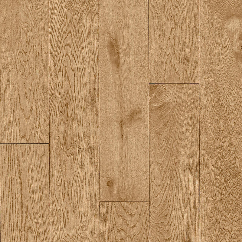 Plancher de bois franc d'ingénierie en bois d'ingénierie de 12/25 po d'épaisseur x variable Mount Prospect, Blond