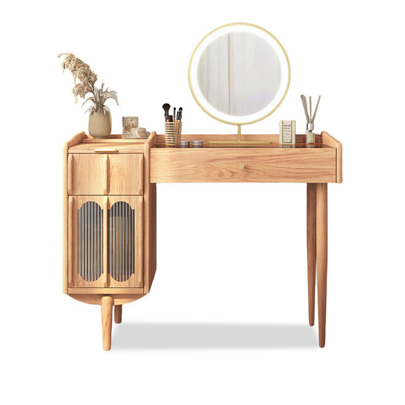 Makeup Vanity with Light mirror,1 drawers